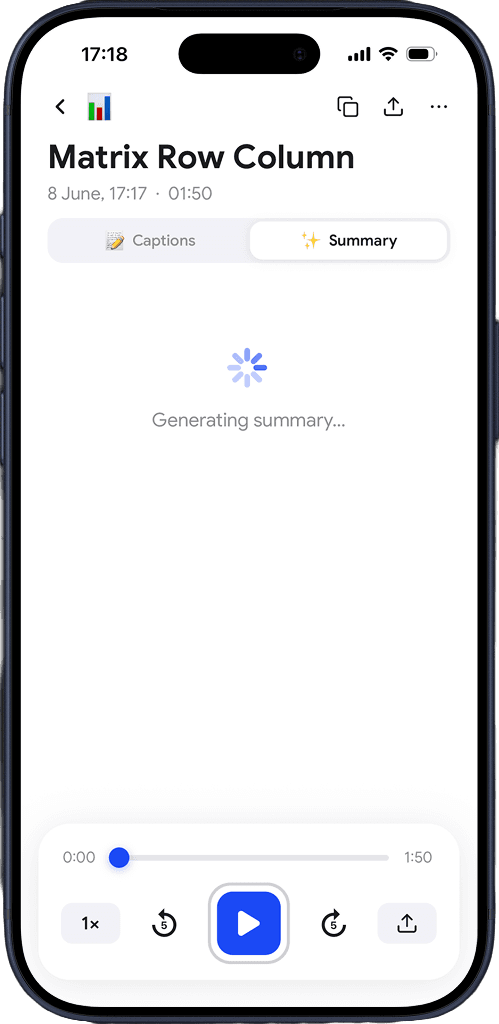 Generate summary