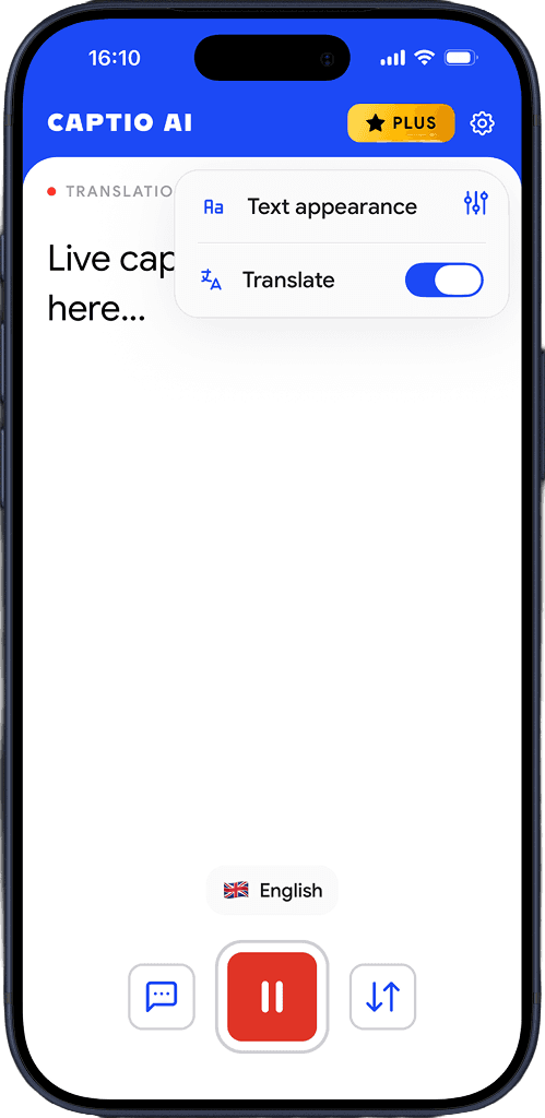 Choose translator mode